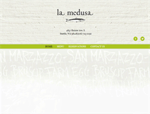 Tablet Screenshot of lamedusarestaurant.com